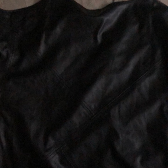 BCBG MAXAZRIA LEATHER DRESS - Picture 6 of 10